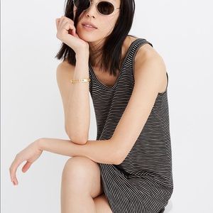 Madewell Striped Tank Dress XXS